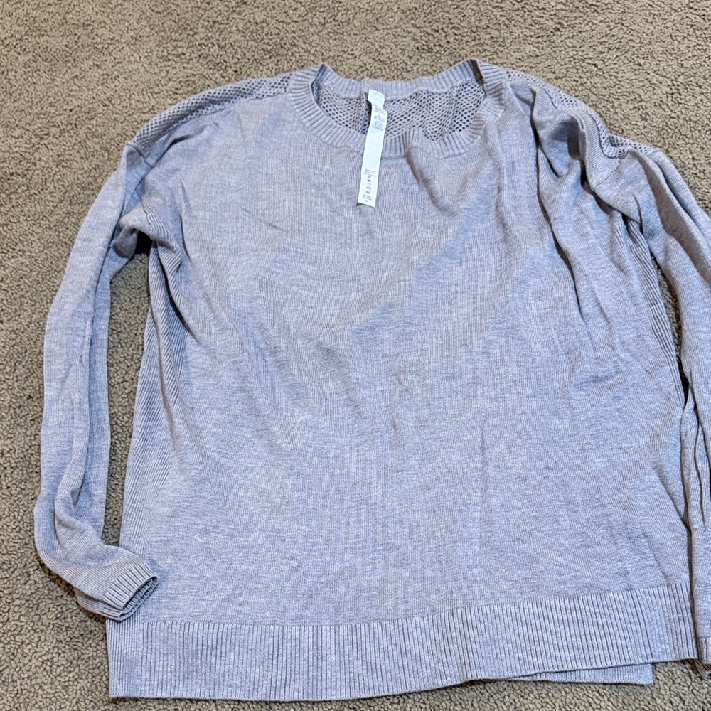 Lululemon Athletica Light grey Knit Top